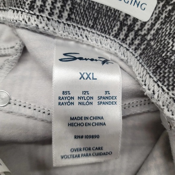 Seven 7 Pants Womens XXL Gray Pull‎ on Leggings Houndstooth Plaid Stretch Casual - Picture 9 of 14